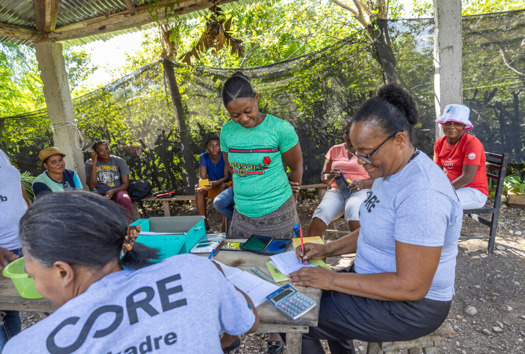 VSLA meeting in Cayes