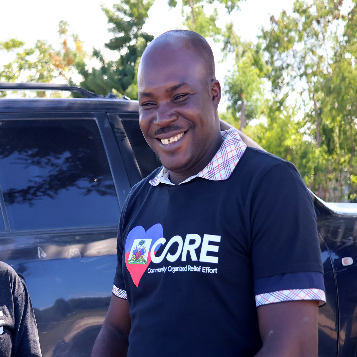 A portrait photo of CORE employee, Garry Calixte.