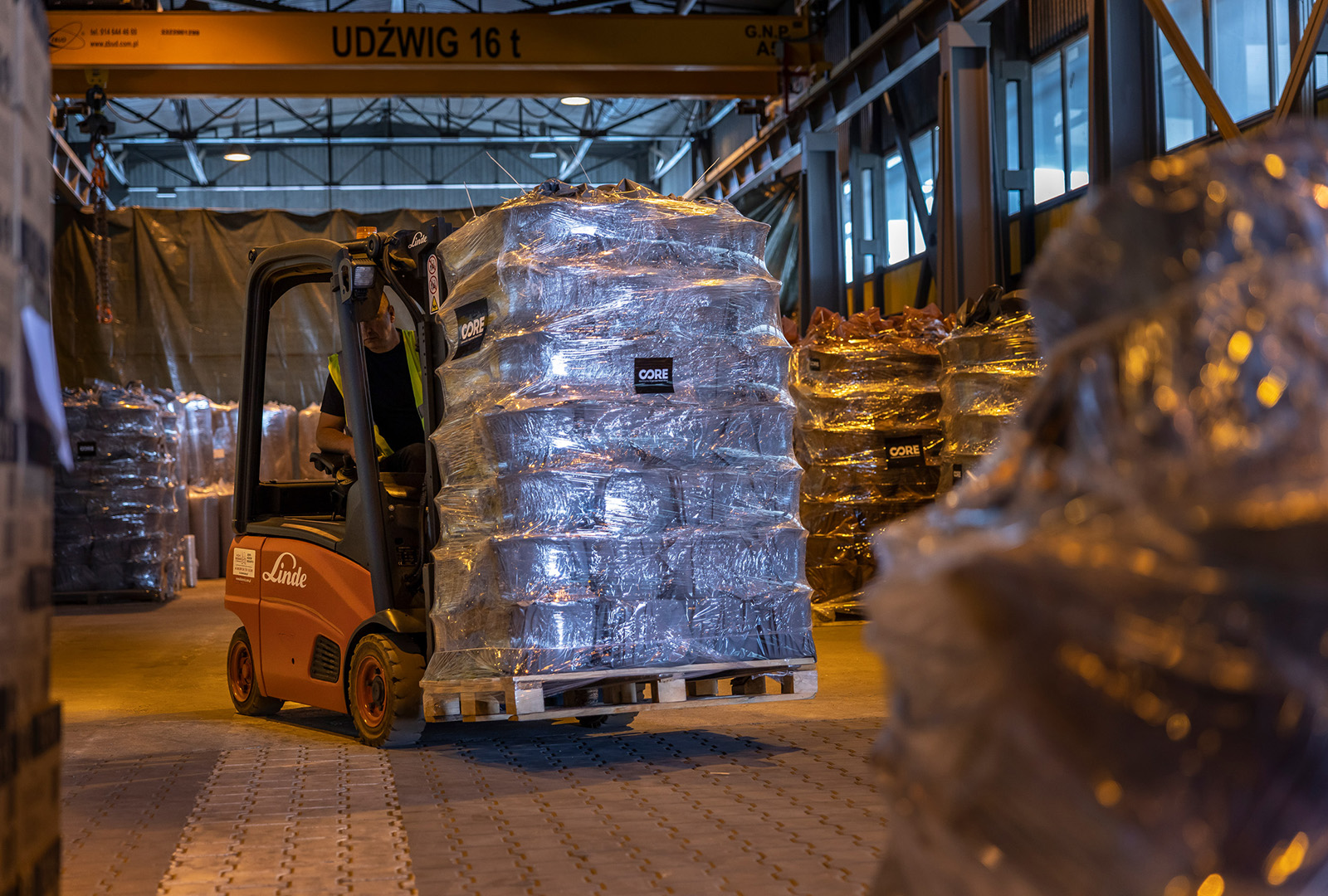 CORE stored and distributed essential supplies, including hygiene and dignity kits, from CORE’s Rzeszow warehouse across the border to Ukraine.